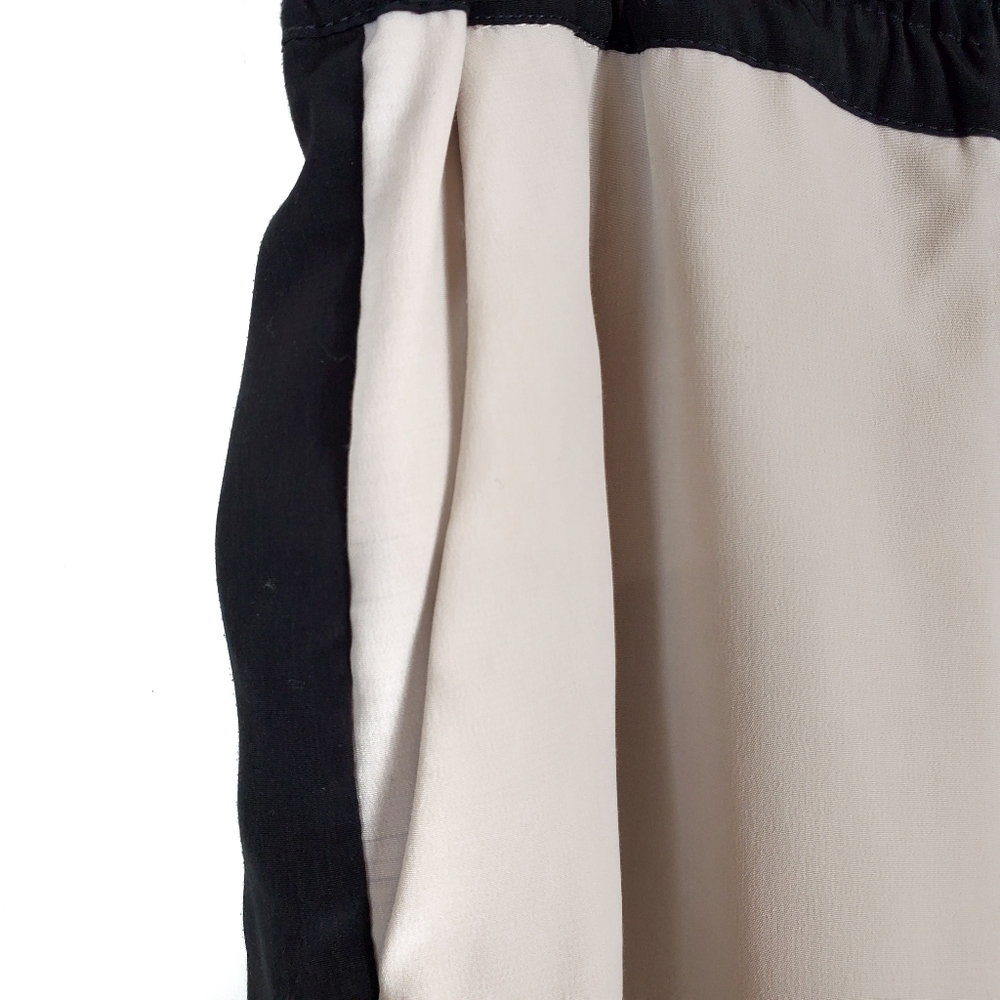 Express Color Block Drawstring Skirt Small Short … - image 8